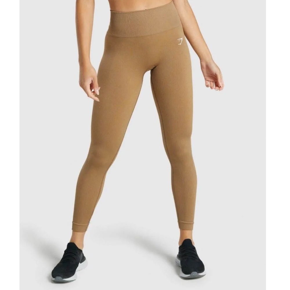 Gymshark adapt fleck leggings in light brown
